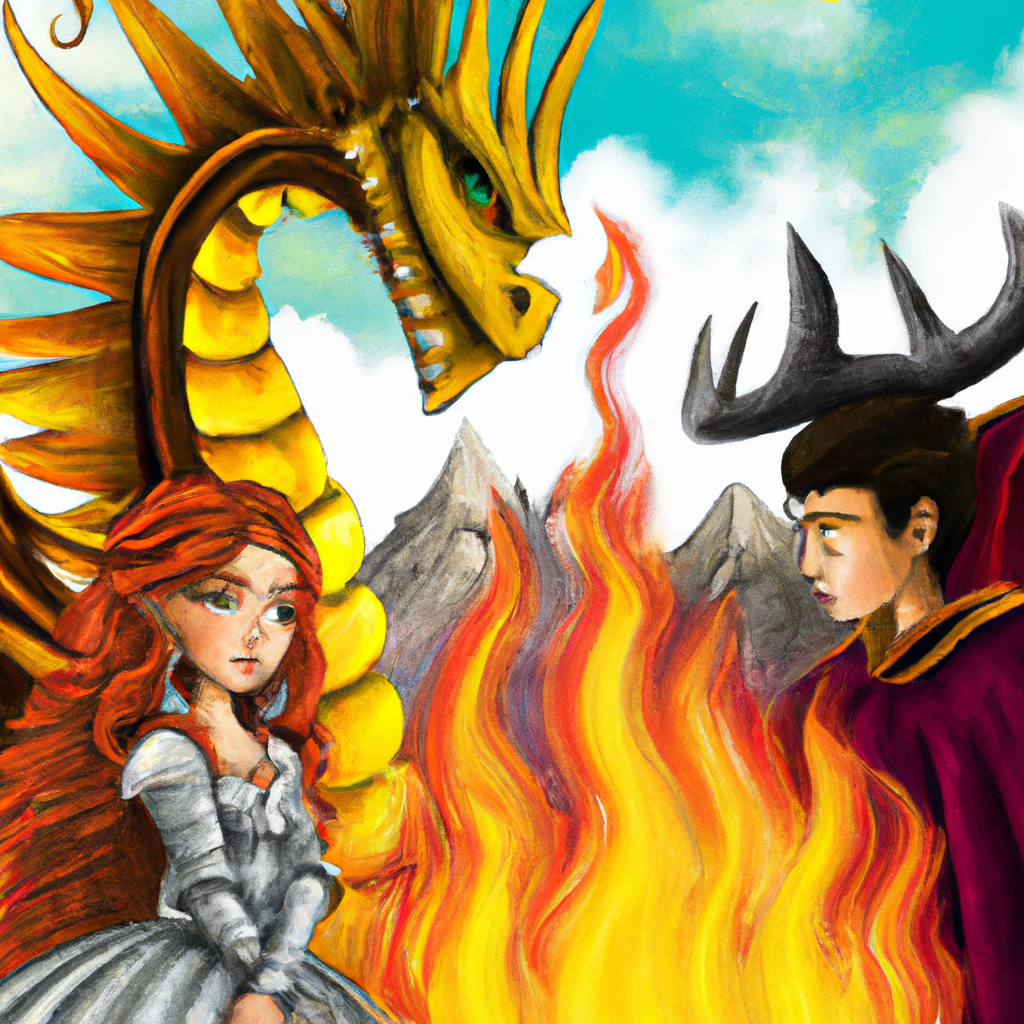 La princesa y el dragón de fuego