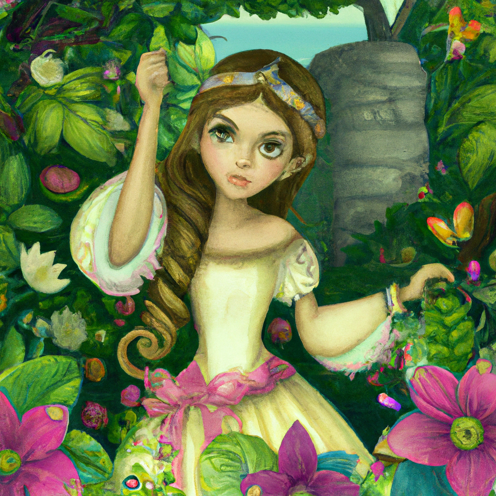 La princesa del jardín encantado