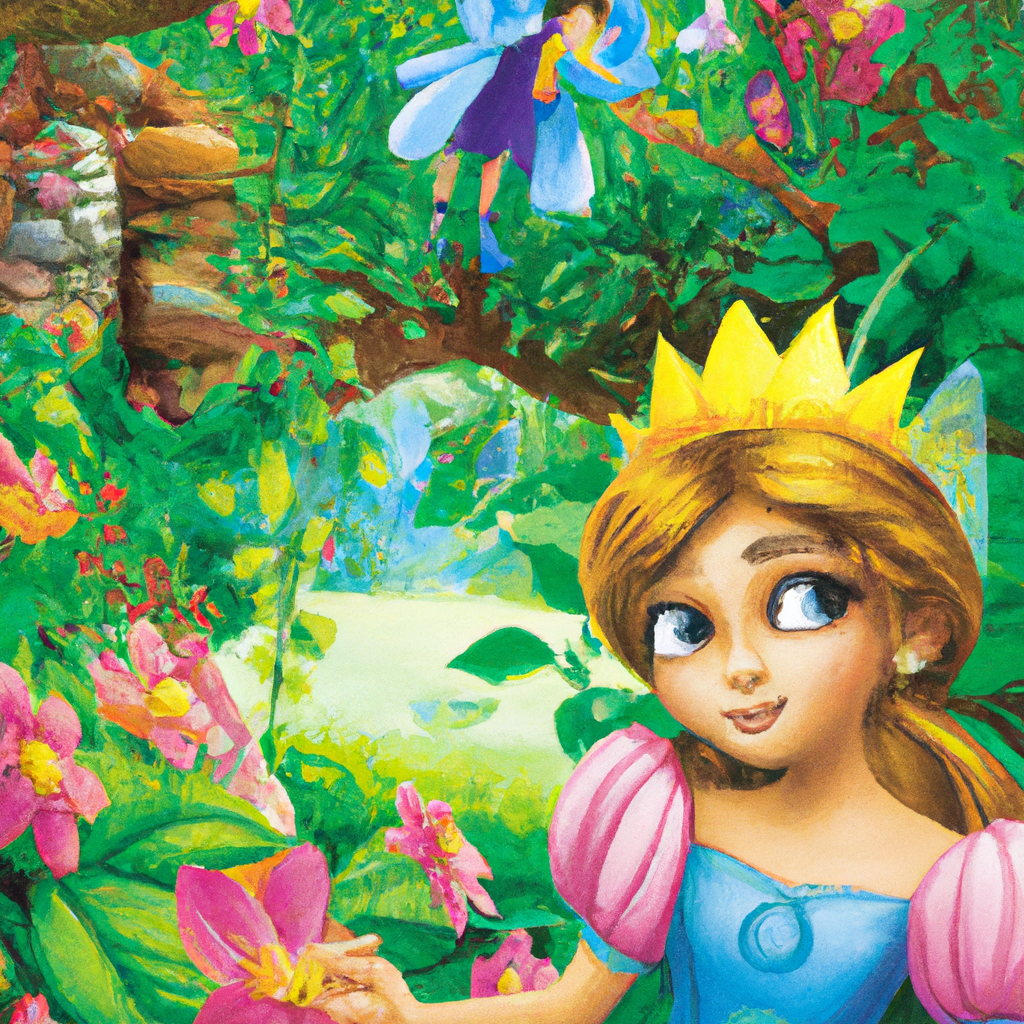 La princesa y el jardín de las hadas