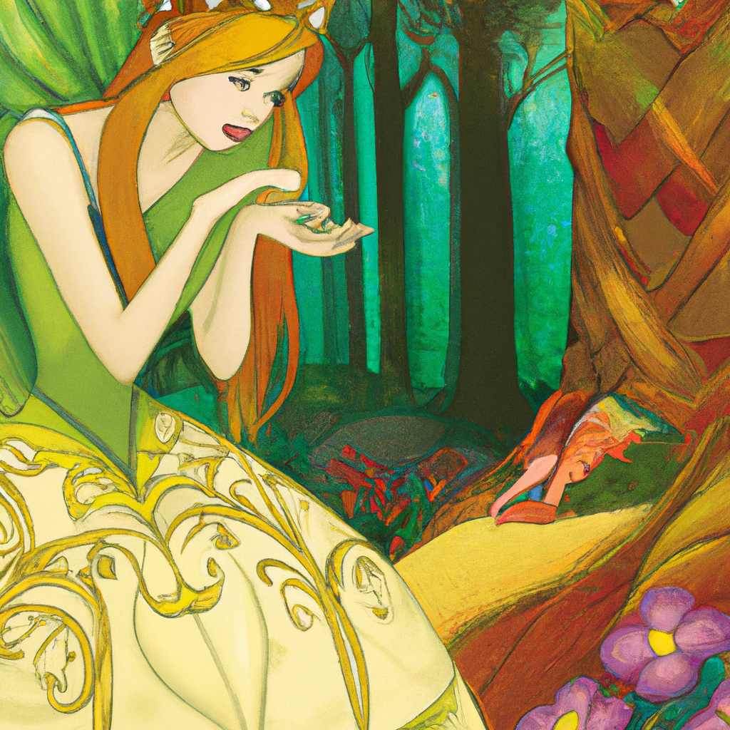 La princesa y el espíritu del bosque